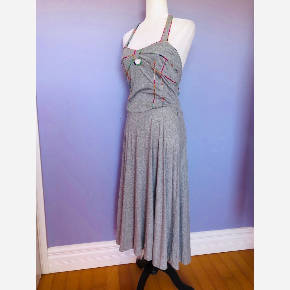 Marc Jacobs grey jersey halter dress - Picture 3 of 7